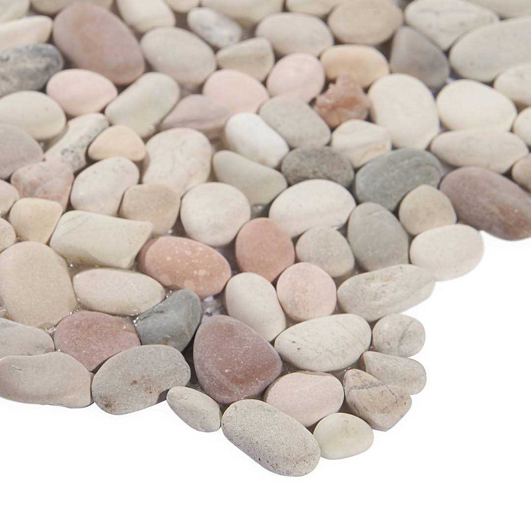 Ivy Hill Tile Countryside Micropebbles 11.81 in. x 11.81 Floor and Wall Mosaic - Zenithce