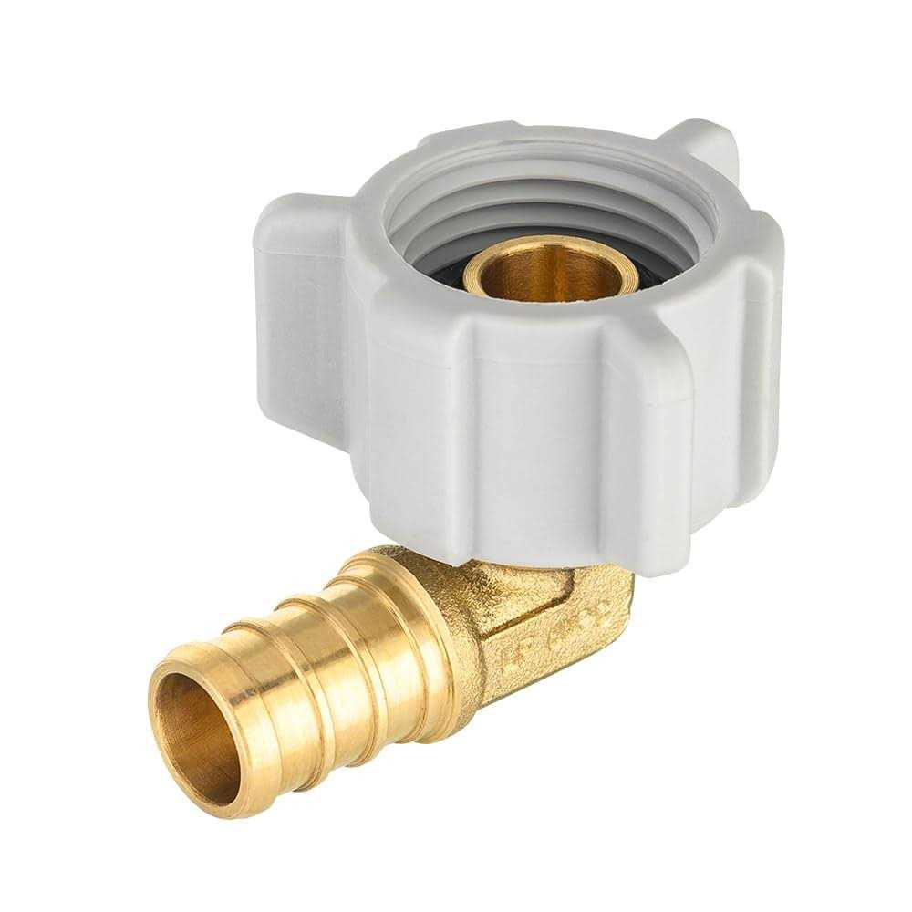 EFIELD Barb Crimp Pex Pex X Female NPT Swivel Elbow Brass Fittings - Zenithce