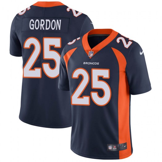Denver Broncos #25 Melvin Gordon Navy Vapor Untouchable Limited Stitched Jersey - Zenithce