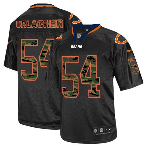 Chicago Bears #54 Brian Urlacher Black Stitched Jersey - Zenithce