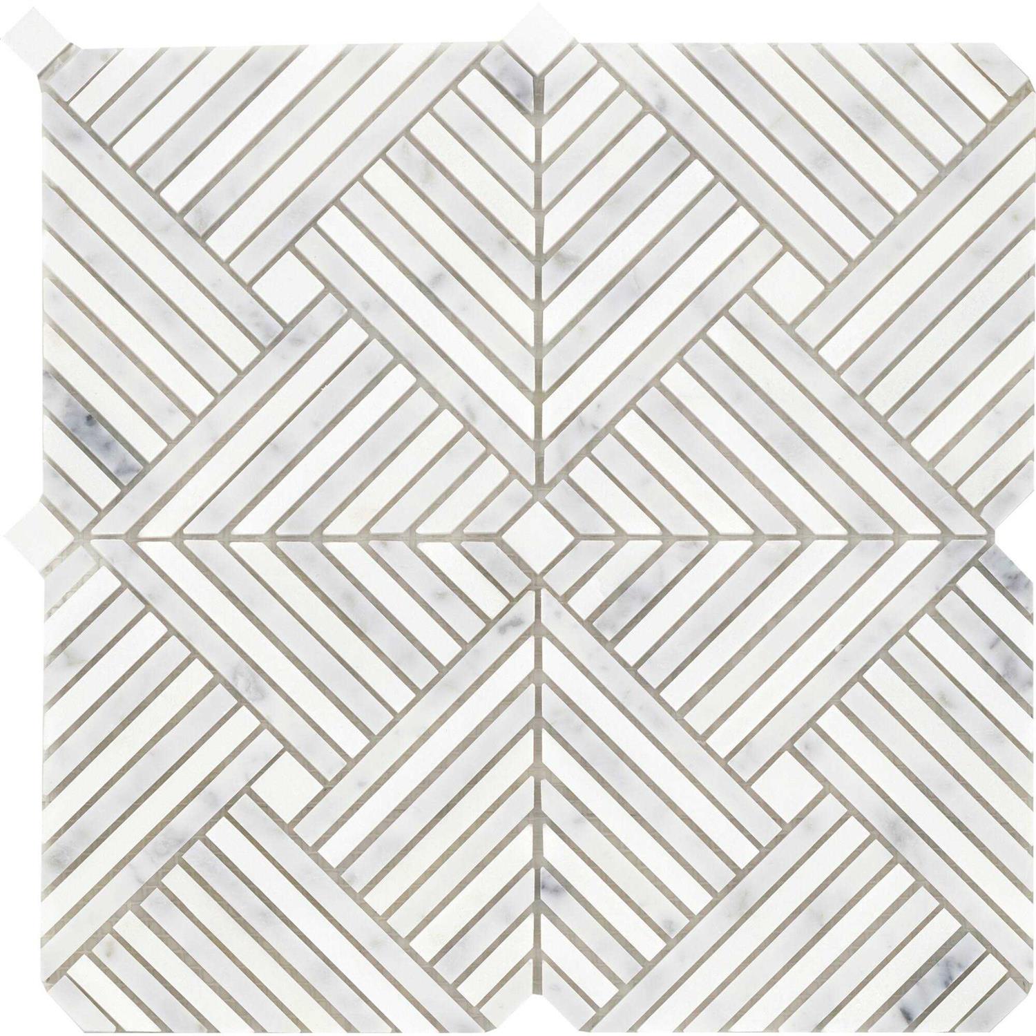 Emser Tile Alluro Mosaic Mini Tile & Stone - Zenithce