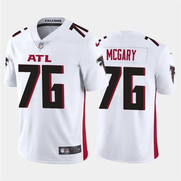 Atlanta Falcons #76 Kaleb McGary 2020 White Vapor Untouchable Limited Stitched Jersey - Zenithce