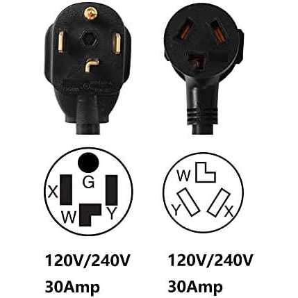 ONETAK NEMA 10-50P to 14-30R Compact 120V/240V 30 Amp Welder Welding Dryer Power Cord Adapter Adaptor Connector Connecter - Zenithce
