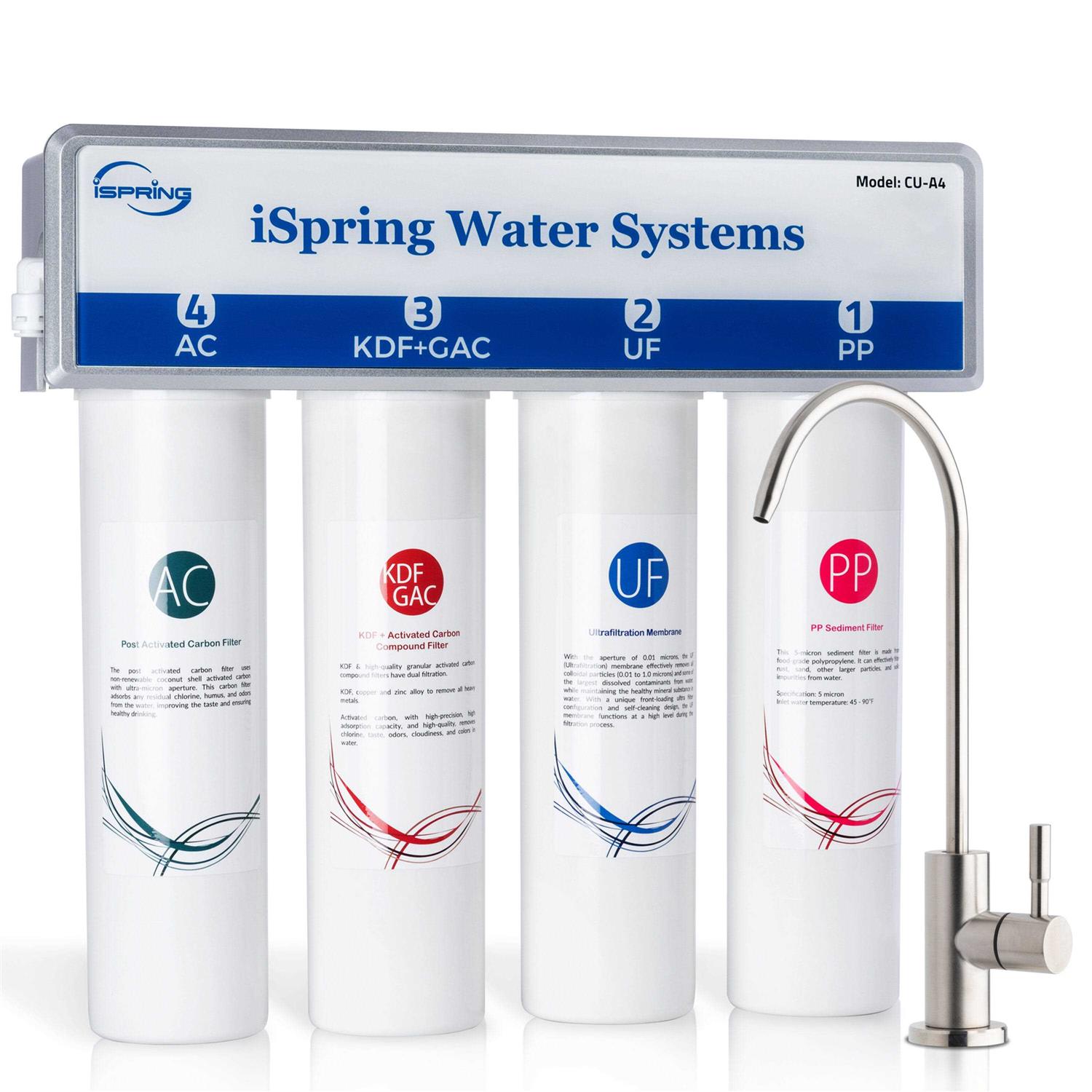 iSpring CKC1C Countertop Drinking Water Filtration System with Carbon Filter - Zenithce