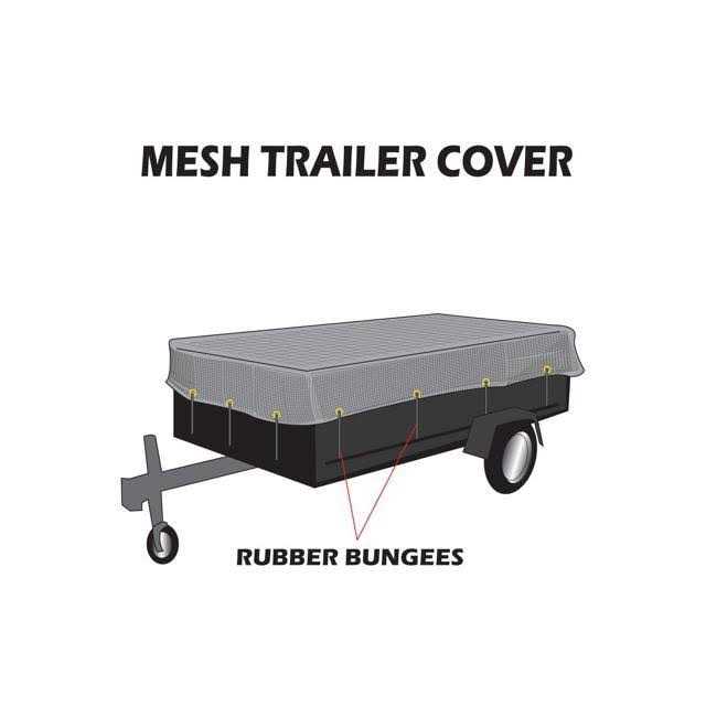 Xtarps MT-TT Utility Trailer mesh Cover - Zenithce