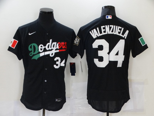 Los Angeles Dodgers #34 Toro Valenzuela Black World Series Stitched Jersey - Zenithce