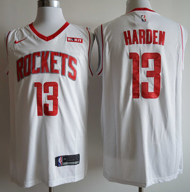 Rockets 13 James Harden White Swingman Jersey - Zenithce