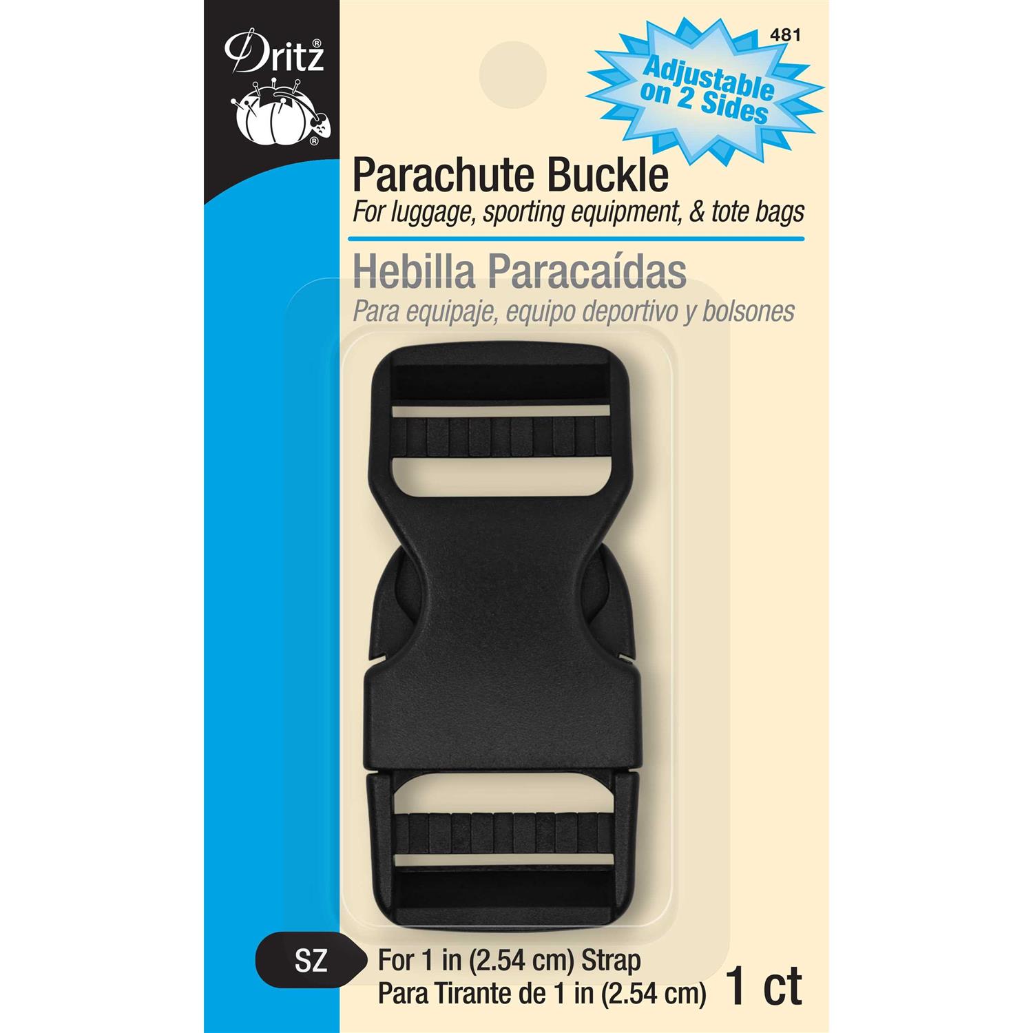 Dritz Parachute Buckle for 1 in. Strap - Zenithce