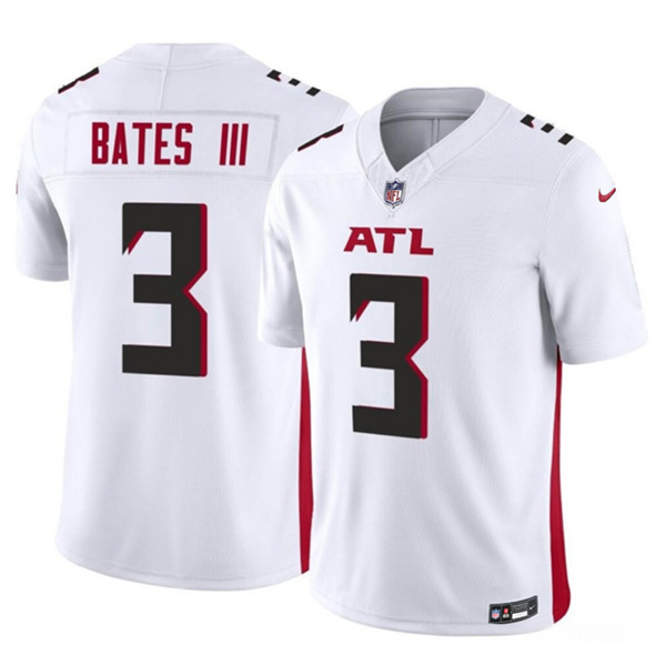 Atlanta Falcons #3 Jessie Bates III White 2023 F.U.S.E. Vapor Untouchable Limited Stitched Jersey - Zenithce