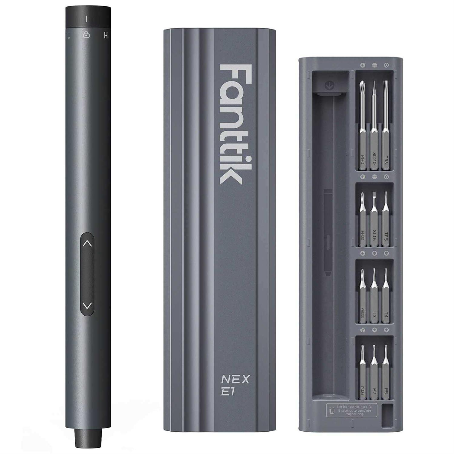 Fanttik Mini Electric Screwdriver Precision Screwdriver Set with 50 Magnetic Precision Bits - Zenithce