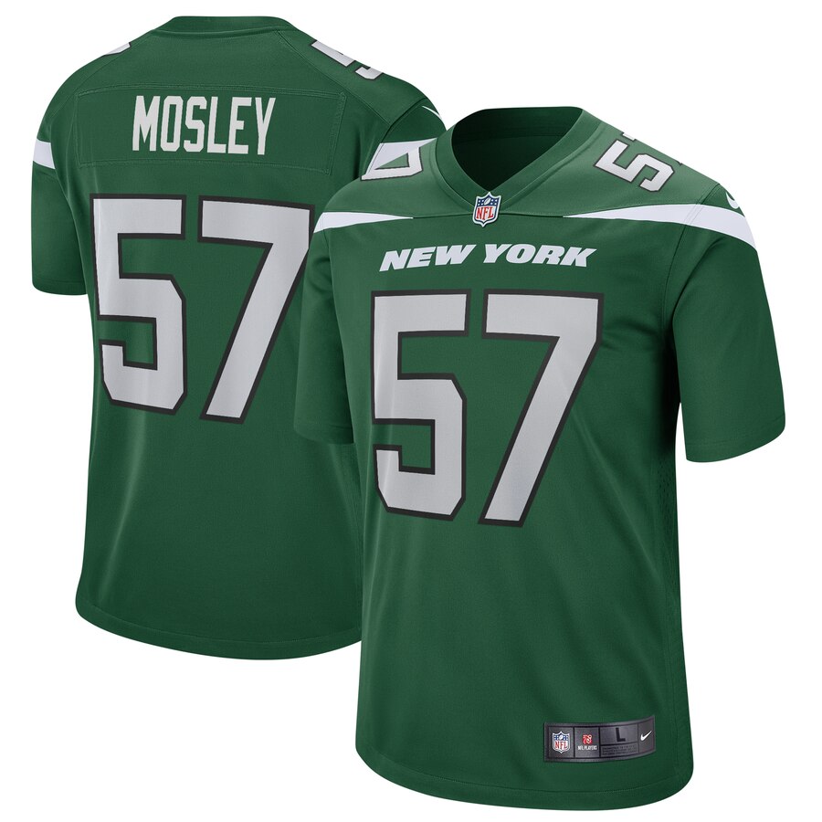 New York Jets #57 C.J. Mosley Green Stitched Jersey - Zenithce