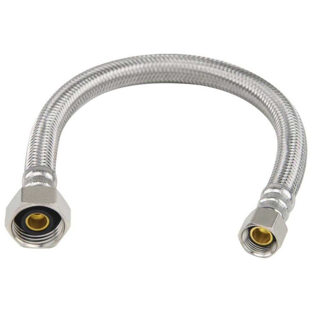 Plumbshop Compression Dishwasher Water Connector 3/8 Inch x 3/8 Inch PLS1-12DW-F - Zenithce