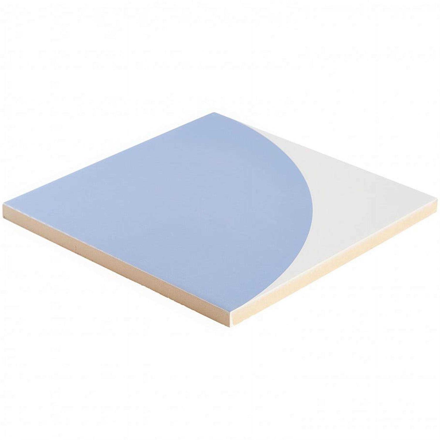 Ivy Hill Tile Tori Crescent 8 in. x 8 in. Matte Porcelain Floor and Wall Tile - Zenithce
