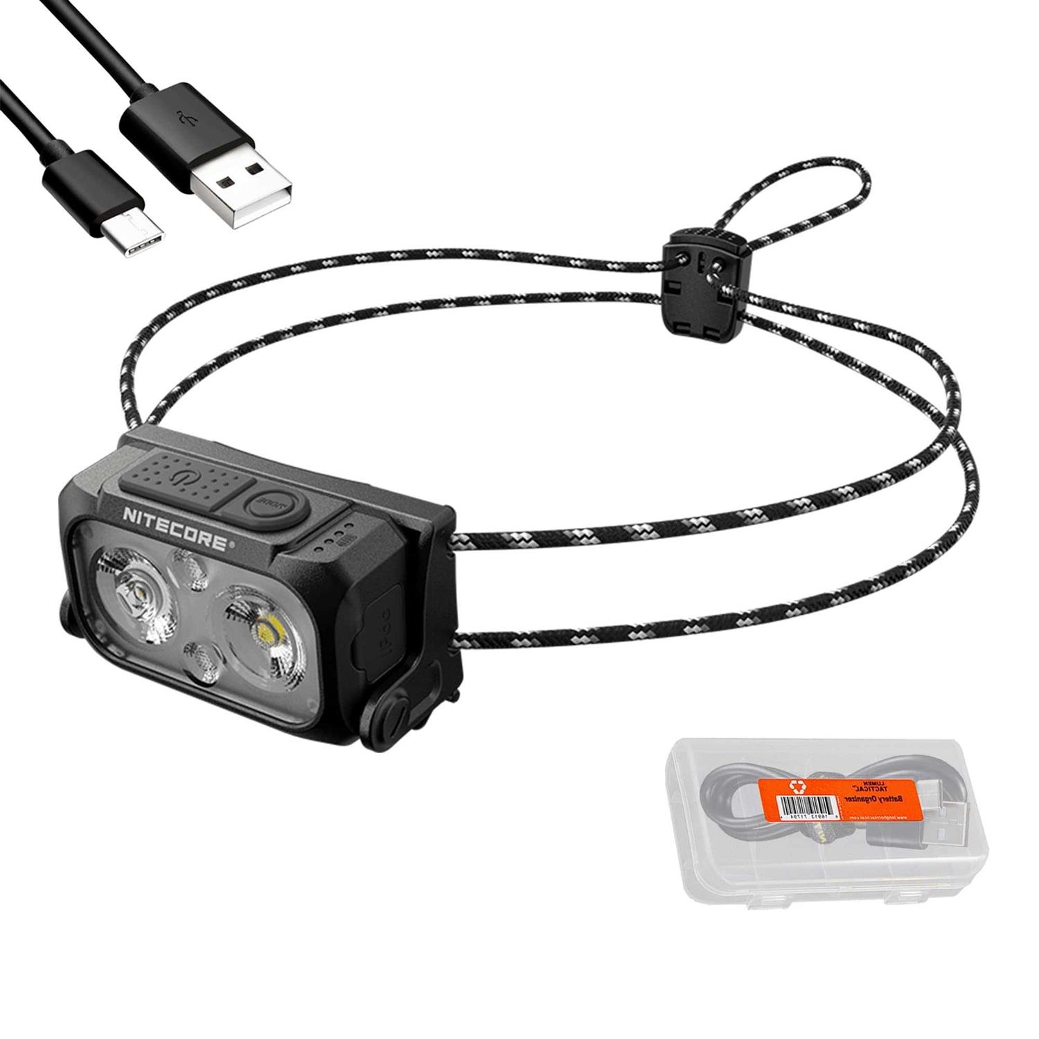 Nitecore NU25 UL 400 Lumens Ultralight Rechargeable Headlamp - Zenithce