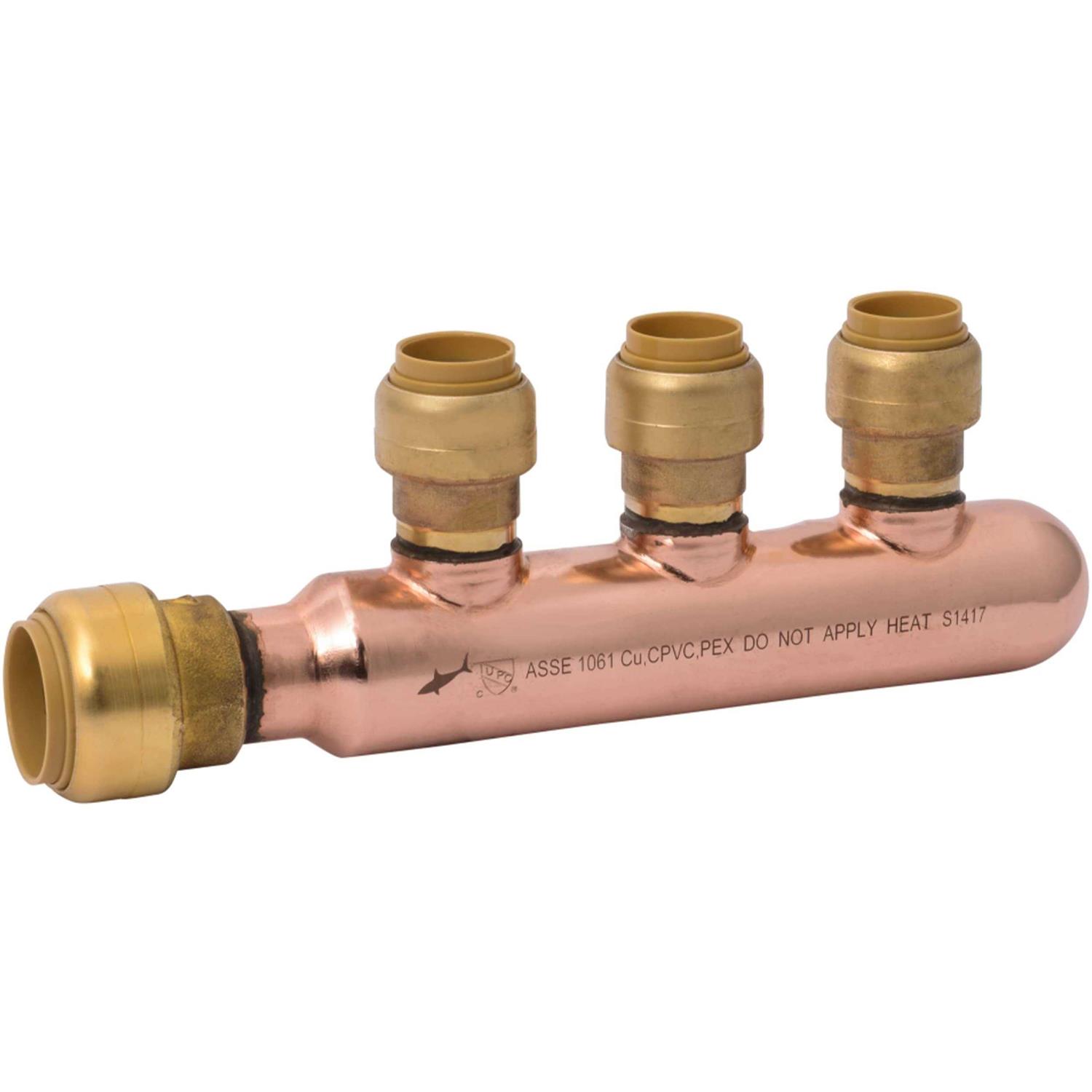 Sharkbite 24985 3/4 x 3/4 x 1/4 Compression Tee Stop - Zenithce