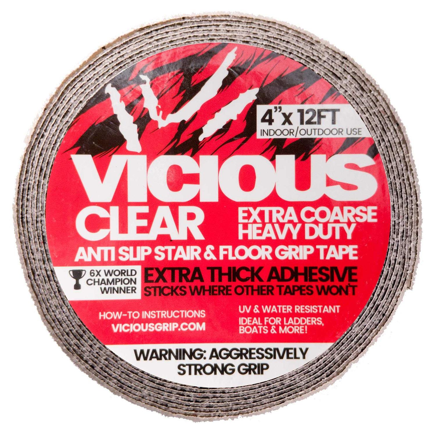 Vicious Anti Slip Tape 15′ Roll Extra Coarse - Zenithce