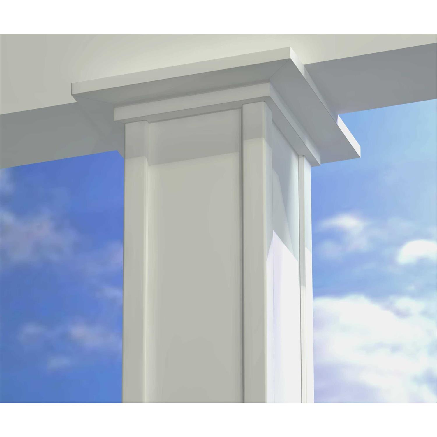 Royal Building Products 3/4-in x 3/4-in x 8-ft Unfinished PVC Quarter Round Moulding - Zenithce