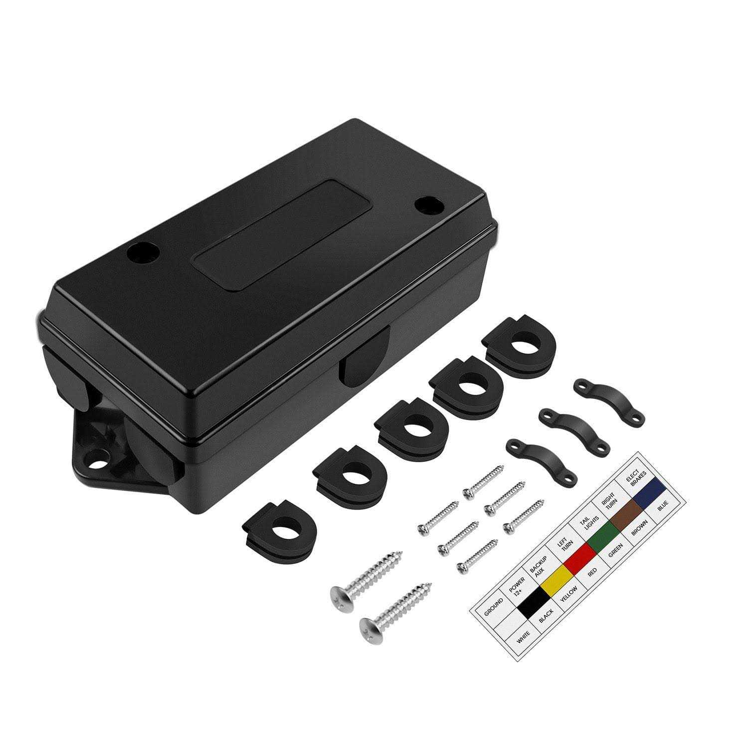 Nilight 50004r 120 Pcs/60 Pairs Quick Splice Wire Terminals T-tap Self-stripping with Nylon Fully Insulated Male Quick Disconnects Kit - Zenithce