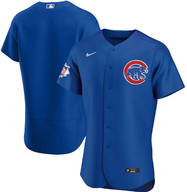 Chicago Cubs Blue Flex Base Stitched Jersey - Zenithce