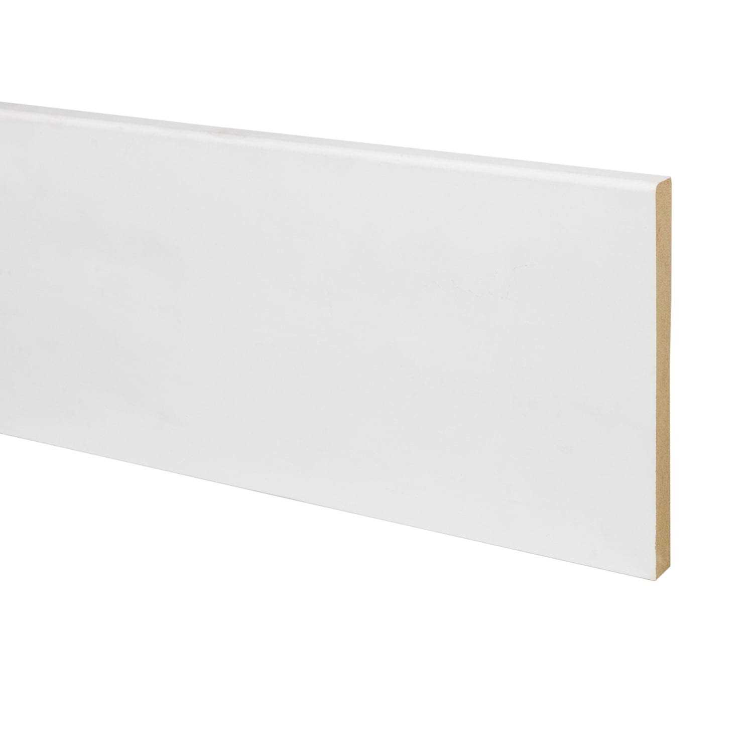 Unbranded 15/32-in x 3-1/4-in x 12-ft Colonial Primed MDF Baseboard Moulding L04623512FBDL - Zenithce