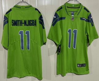 Seattle Seahawks #11 Jaxon Smith-Njigba Limited Green Vapor Jersey - Zenithce