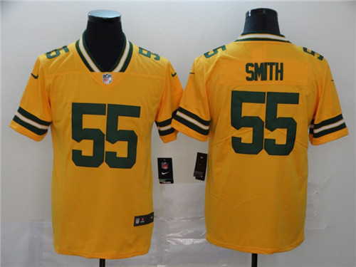 Green Bay Packers #55 Za'Darius Smith Gold Inverted Legend Stitched Limited Jersey - Zenithce
