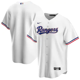 Texas Rangers Blank White Stitched Jersey - Zenithce