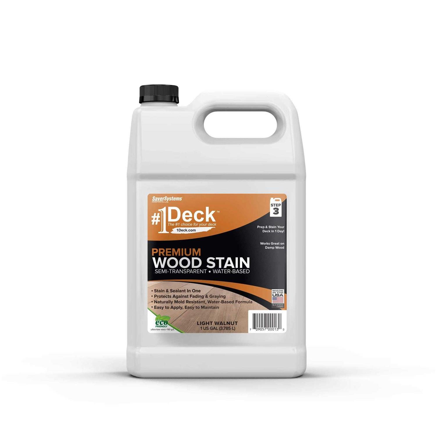 SaverSystems #1 Deck Premium Wood Stain for Decks - Zenithce