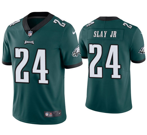 Philadelphia Eagles #24 Darius Slay JR Midnight Green Vapor Untouchable Limited Stitched Jersey - Zenithce