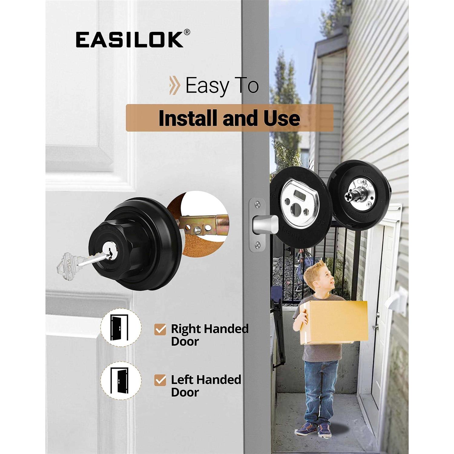Easelife Stainless Steel Double Sliding Barn Door Hardware Track Kit,Heavy Duty,Anti-rust Anti-Corrosion,Slide Smoothly Quietly,Easy Install - Zenithce