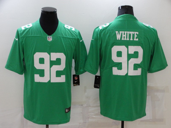Philadelphia Eagles #92 Reggie White Green Throwback Vapor Untouchable Limited Stitched Football Jersey - Zenithce