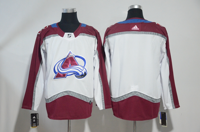 Colorado Avalanche White Stitched Jersey - Zenithce