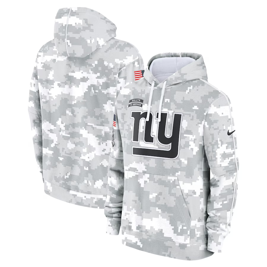 New York Giants 2024 Arctic Camo Salute To Service Club Fleece Pullover Hoodie - Zenithce