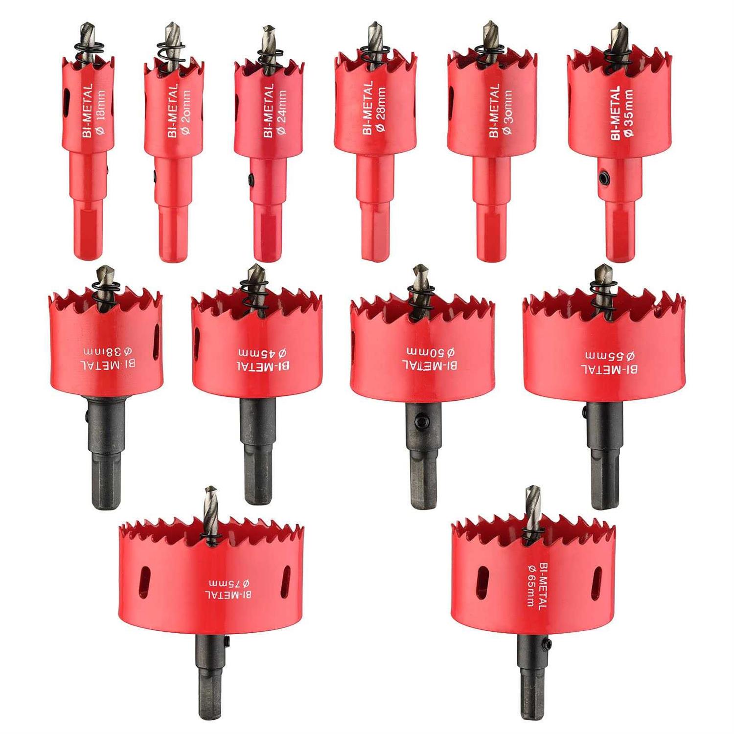 dashap Bi-Metal Hole Saw Kit Carbide Hole Saw Set for Thin Metal and Wood - Zenithce