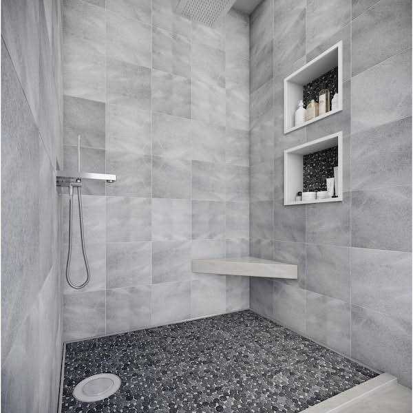 Tile Connection Stone Penny Rounds 11-1/2 in. x 11-1/2 in. Honed Marble Mesh-Mounted Mosaic Tile - Zenithce