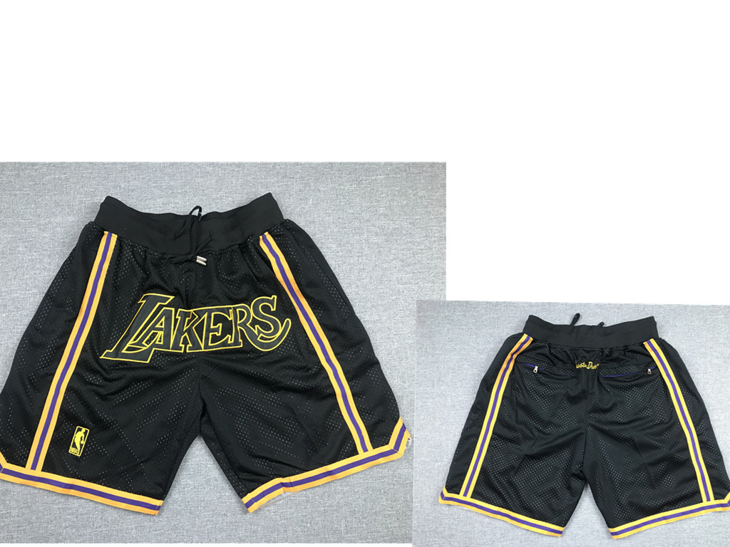 Los Angeles Lakers Black 2020 City Edition Just Don Shorts Swingman Shorts - Zenithce