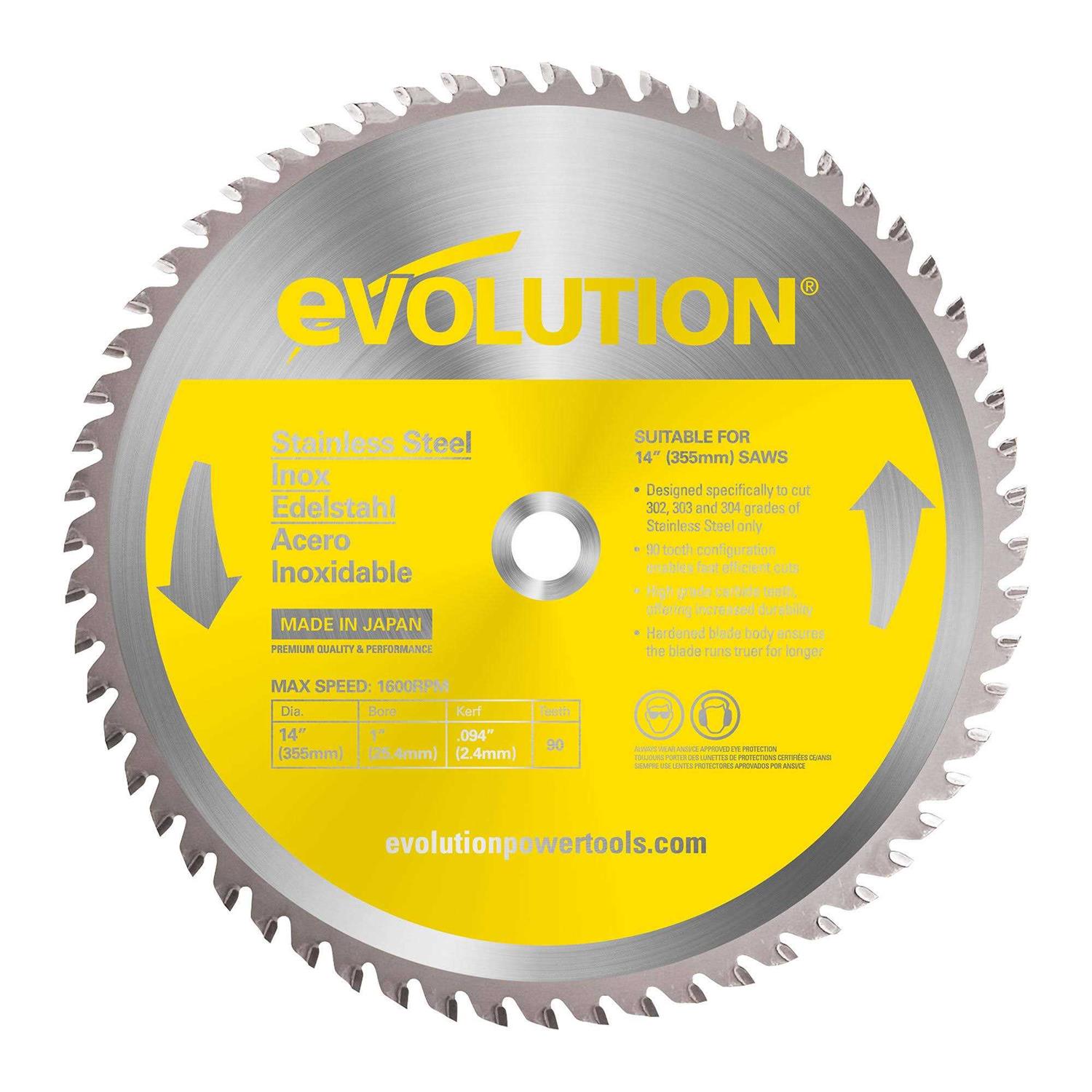 Evolution S355CPSL Metal Cutting Chop Saw - Zenithce