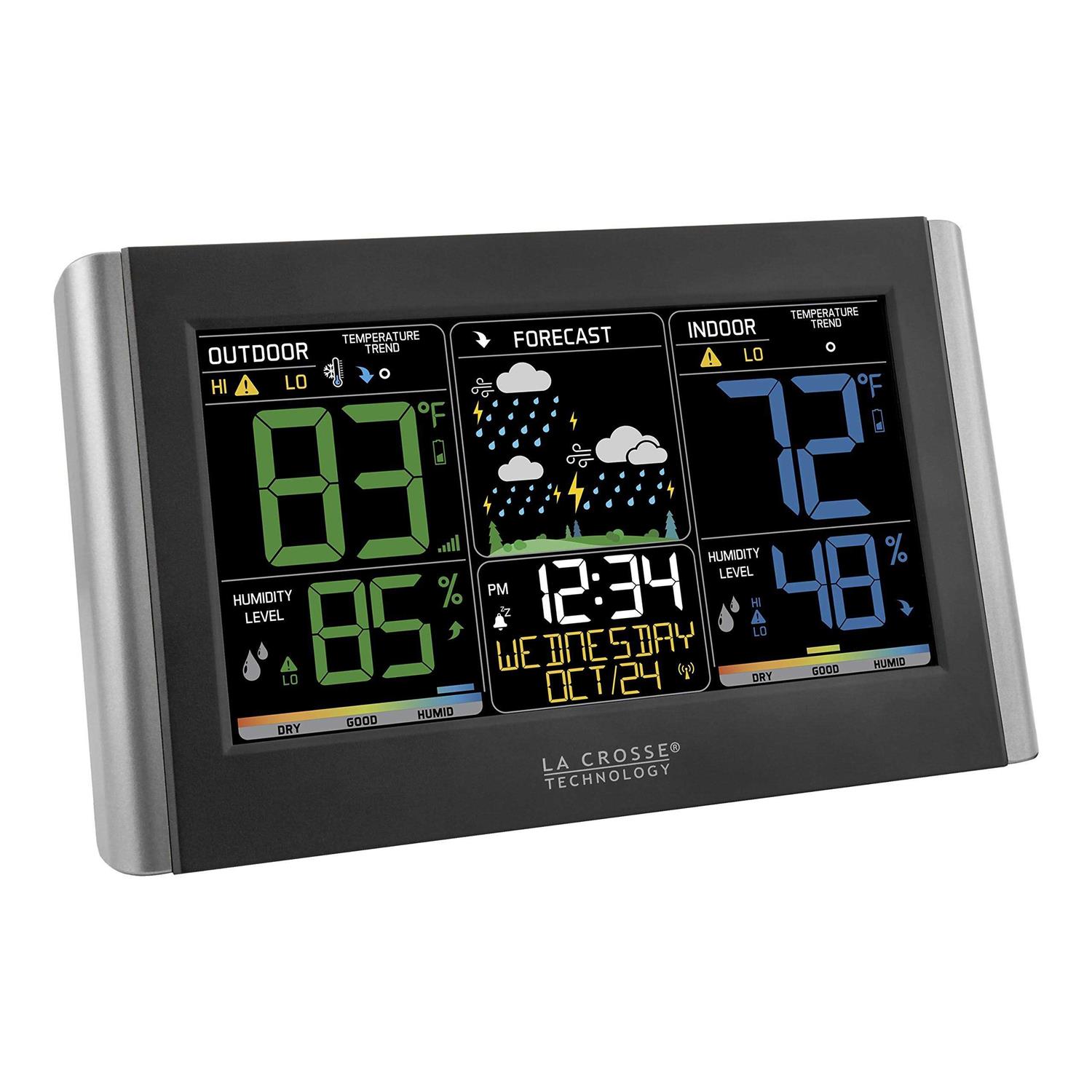 La Crosse Technology C85845 Wireless Color Weather Station - Zenithce
