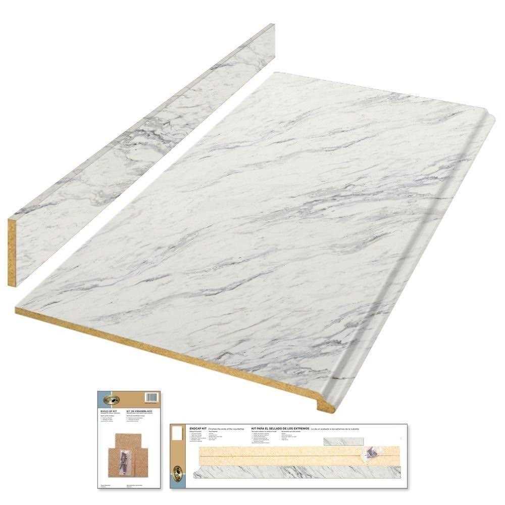 Hampton Bay 8 ft Laminate Countertop Kit Full Wrap Ogee Edge - Zenithce