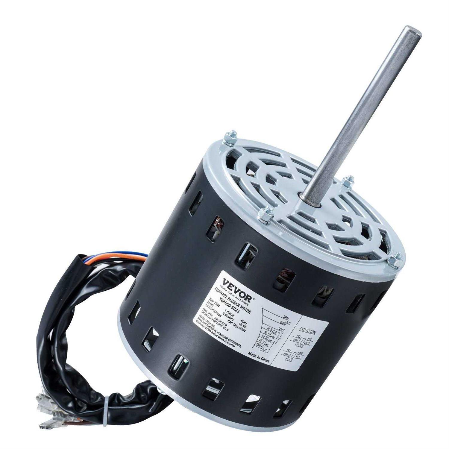 VEVOR 3/4 HP Submersible Sewage Pump 5880 GPH Larger-Flow Cast Iron Submersible Sump Pump - Zenithce