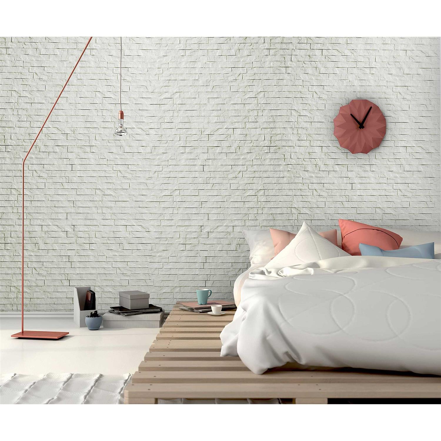 Innovera Decor by Palram 24 in. x 24 in. Ledge Stone PVC Seamless 3D Wall Panels - Zenithce