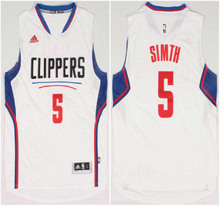 Los Angeles Clippers #5 Josh Smith Revolution 30 Swingman 2015 New White Jersey - Zenithce