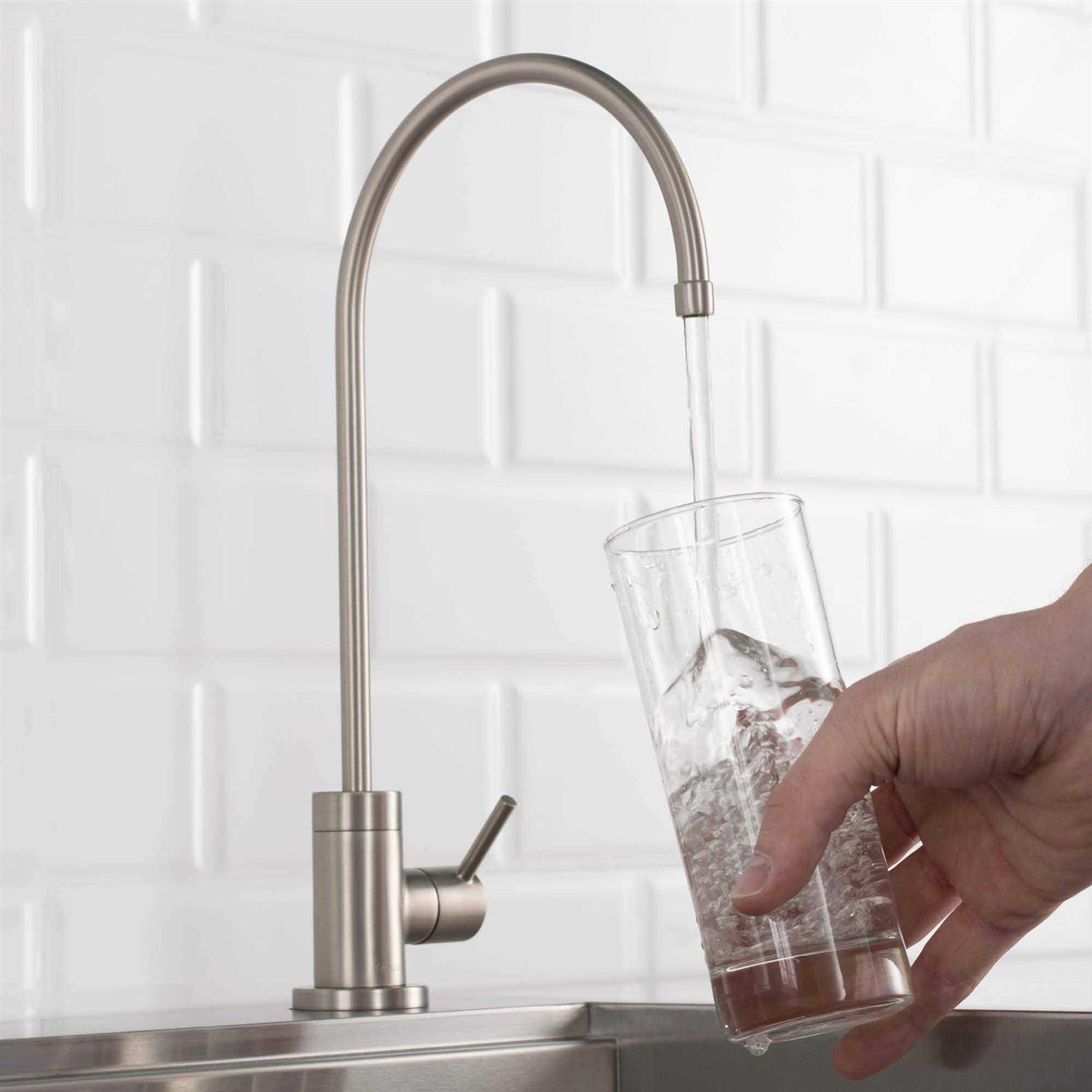 Kraus Purita 100% Lead-Free Kitchen Water Filter Faucet FF-100CH - Zenithce