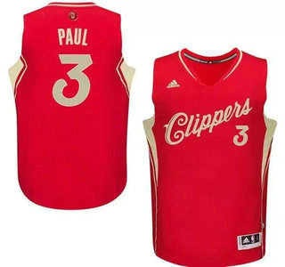 Los Angeles Clippers #3 Chris Paul Revolution 30 Swingman 2015 Christmas Day Red Jersey - Zenithce