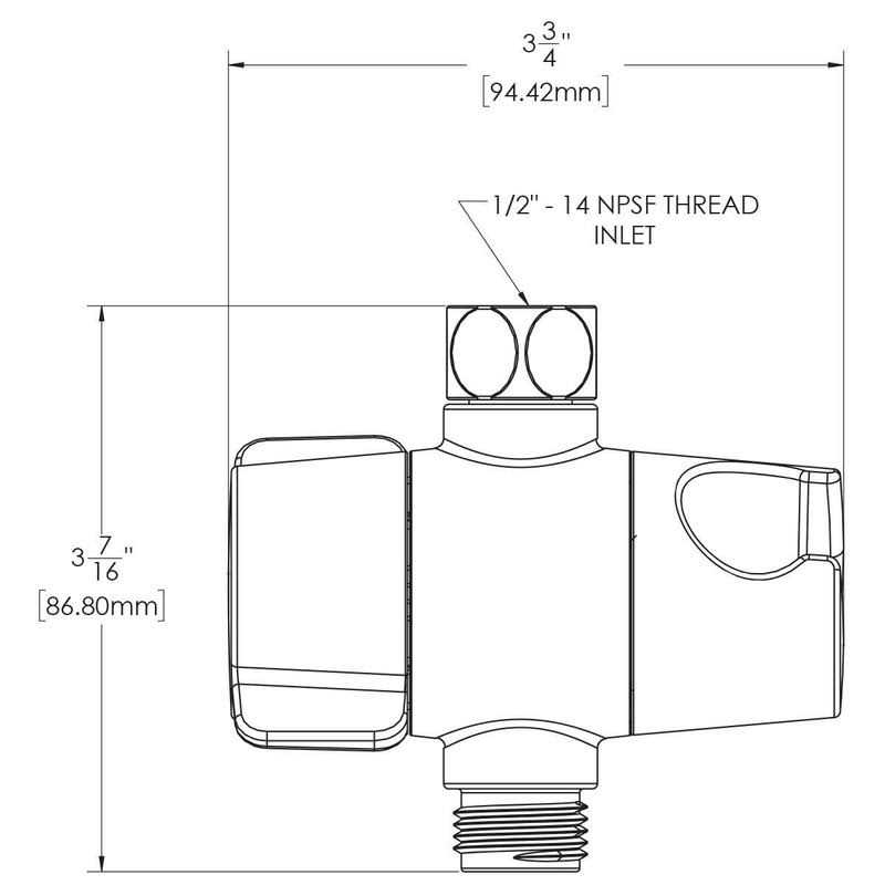 Speakman VS-118 Shower Diverter - Zenithce