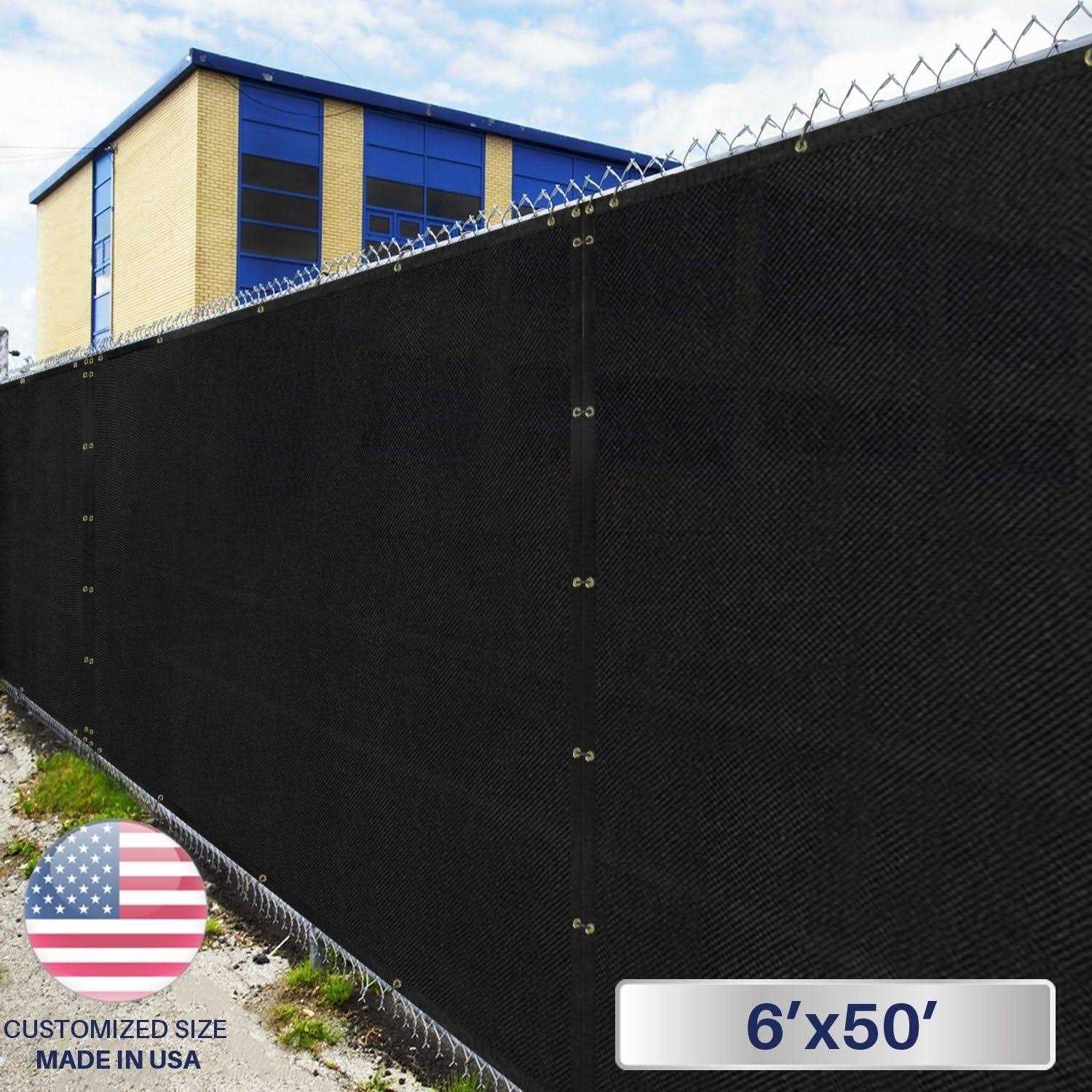 Windscreen4less Privacy Fence Screen Heavy Duty Brass - Zenithce