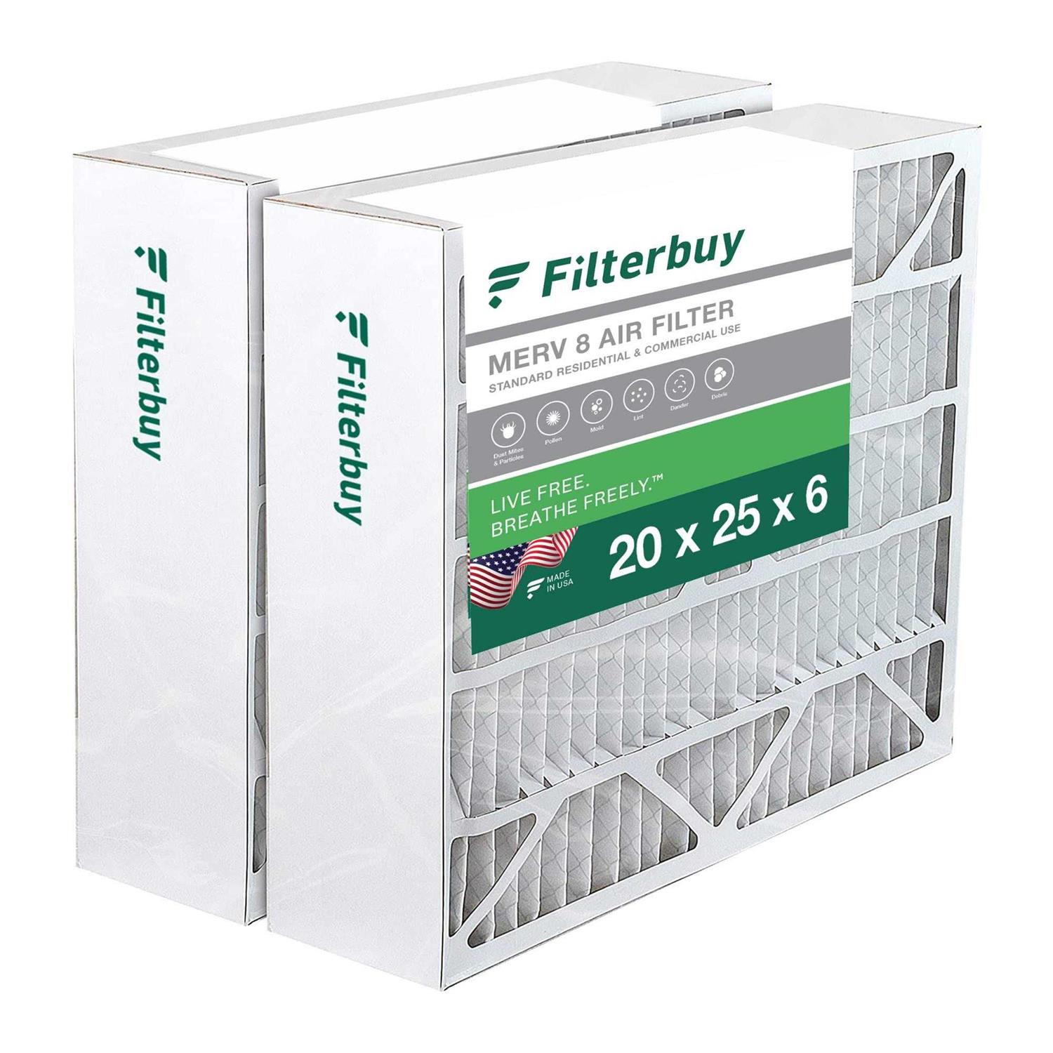 Filterbuy MERV Pleated AC Furnace Air Filter. Pack Filters - Zenithce