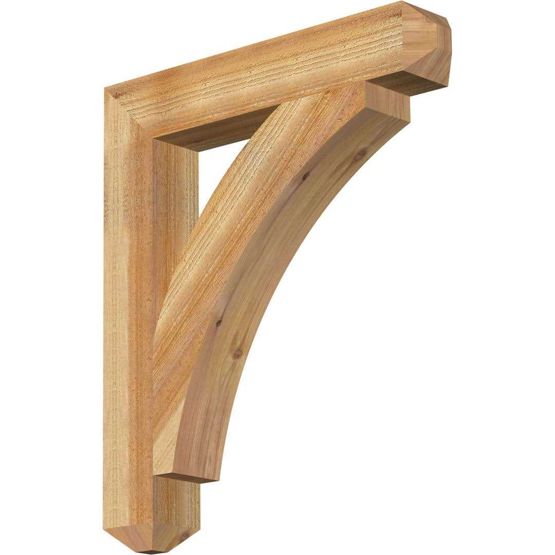 Ekena Millwork 4W x Traditional Rough Sawn Knee Brace BRC - Zenithce