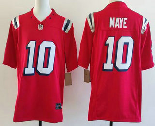 New England Patriots #0 Christian Gonzalez Limited Red Fashion FUSE Vapor Jersey - Zenithce