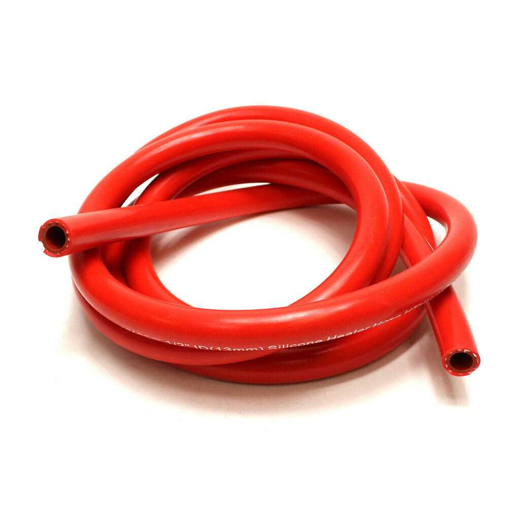HPS 1 ID High Temp 4-ply Reinforced Silicone 180 Degree U Bend Elbow Coupler Hose Black - Zenithce